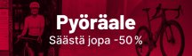 Pyöräale - Jopa -50 % Pyöräale - Jopa -50 %