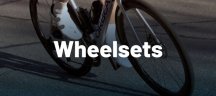 Banner shows close-up of assembled Campagnolo carbon wheel and category name ‘Wheelsets’
