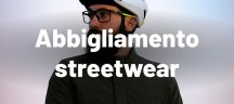 Ciclista con abbigliamento streetwear Oakley