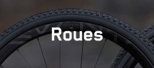 La bannière montre un gros plan de la roue en carbone Camapgnolo montée et le nom de la catégorie « roues ».