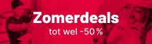 Zomerdeals - tot wel -50 % Zomerdeals - tot wel -50 %