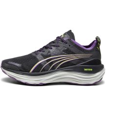 Puma ForeverRun Nitro WTR Running Shoes Women PUMA Black Purple Pop Yellow Burst