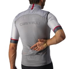 Gilet Sportivo CASTELLI Aria Uomo - Leggero, Antivento, Parte Posteriore In Rete, Ripiegabile