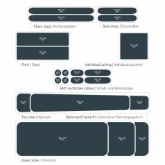Pellicola Protettiva Per Bici - Autoadesiva E Antiurto | Protezione Catena E Telaio MTB - Foto 11