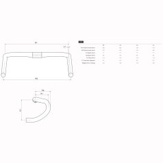 3T Superergo LTD Carbon Handlebar 31.8 Stealth Black BIKE24