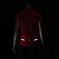 Castelli Mortirolo 6S Jacket Men - red/silver grey-silver