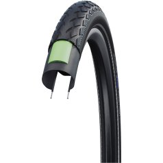 パーツ SCHWALBE THE GREEN MARATHON 28 x 1.10 Green Marathon | 28-622 | GreenGuard | ADDIX Eco | Black+