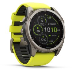 Garminfenix8SapphireSolarGPSSmartwatch-51mm-Graphit/TitaniumTitan