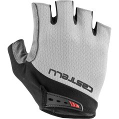 Gants De Vélo Courts BARNETT BG-04 - Compétition, Blanc - Paume Rembourrée Amara/gel