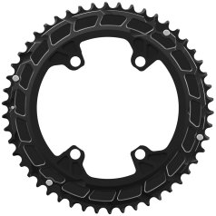 Rotor Chainring - BCD 110x4 | Round - Outside - black | BIKE24