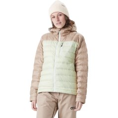 Picture Mid Puff Down Jacket Women - Lime Cream Roebuck | BIKE24