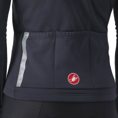 Castelli Entrata Thermal Jersey Men - light black/red 085