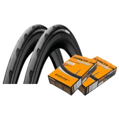 Continental Grand Prix 5000 Bundle - 2x Folding Tire + Race