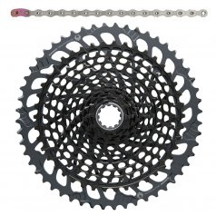 SRAMEagleWearandTearSet-XG-1295Cassette+X01Chain-12-speed|10-52Teeth