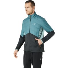 asics Winter Run Laufjacke Herren foggy teal graphite grey BIKE24