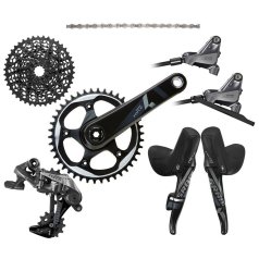 SRAM Force 1 Groupset 1x11 Compact - GXP - with hydraulic Disc Brakes -  Flat Mount