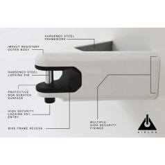 Hiplok Airlok Hanger Lock white BIKE24