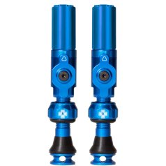 Muc-Off Big Bore Hybrid Tubeless Valves Set (Pair) - blue