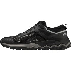 Mizuno Wave Ibuki 4 GTX Trail Running Shoe Women Black Silver Quiet Shade