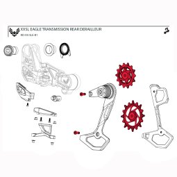 SRAM XX T-Type Eagle AXS Rear Derailleur Assembly Kit Trek Bikes