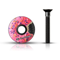 Bouchon De Potence VTT - Alliage Léger - Diamètre 31.8mm - Pour Fourche 1 1/8" - Vélo Route, VTT, Gravel - Noir