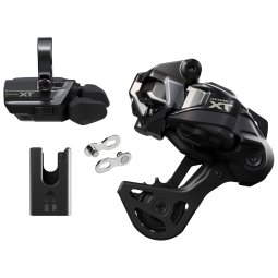 新型シマノXT Di2 M8250-SGS 12速ギアアップグレードキット Shimano XT Di2 M8250 GS Mid-Cage Rear Derailleur and Shifter