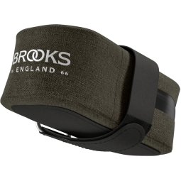 Brooks Scape Saddle Roll Bag - mud green | BIKE24