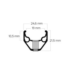 RYDE EDGE M30OS 29インチ リム 2本組 Ryde Edge M 30 OS - 29 Inch Disc Clincher Rim - black | BIKE24