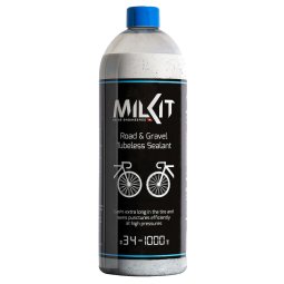 MilKit Tubeless Booster - Gonfiatore Pneumatici Bici Senza Camera, Fino A 11 Bar, Compatto