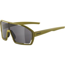 Alpina Hawkeye S Q-Lite V Glasses - Olive Matt / Quattroflex