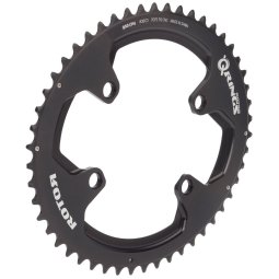 Rotor noQ Outer Road Chainring - BCD 110x4 - round - black