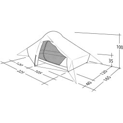 Robens Campground 75 Self-Inflating Sleeping Pad - Forest