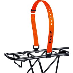 Fixplus Lot De 4 Sangles D'Arrimage Nano Slim Fit 40cm X 1.2cm | Boucle Aluminium - Pour Sécuriser Et Ranger