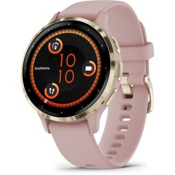 Garmin Venu 3S GPS Smartwatch - french gray/soft gold | BIKE24