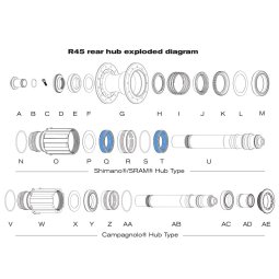 Chris King R45 Driveshell Bearings – Chris King Precision
