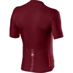 Castelli Puro 3 Jersey Full Zip Men - dark grey/red reflex