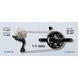 Shimano CS-HG710 Cassette - HyperGlide | 12-speed - 11-36