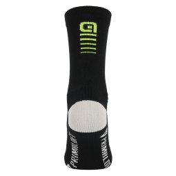 Alé SOLID Winter Bib Tights Men - black/white | BIKE24