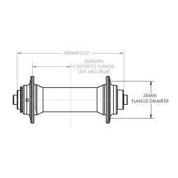 White Industries Eccentric ENO Rear Hub - 10x130mm Bolt On White Industries Eccentric ENO Rear Hub - 10x130mm Bolt On