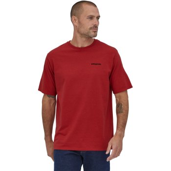 Patagonia Men's P-6 Logo Responsibili-Tee P-6 Outline: Vessel Blue / XL