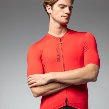 Alé PRAGMA Color Block Jersey Men - red | BIKE24