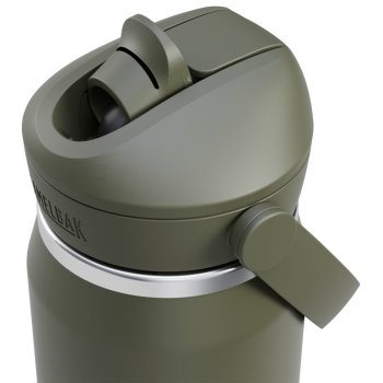 CAMELBAK Thrive Vss 1L Becher, Farbe Moss - Auslaufsicher, Vakuumisoliert, Mit Weichem Griff, Spülmaschinenfest