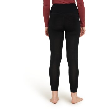 Icebreaker Merino 260 Tech High Rise Thermal Leggings Women Black