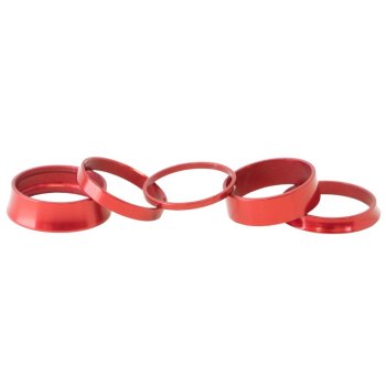 Anneaux D'espacement Pour Jeu De Direction Shim – Aluminium, Diamètre 1 Pouce (25,4 Mm), épaisseur 2 Mm, Finition Argentée