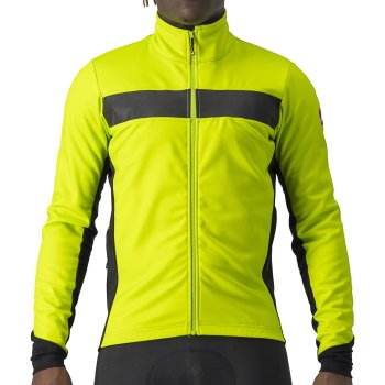 Castelli Raddoppia 3 Jacket Men - electric lime/black reflex