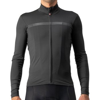 Castelli Pro Thermal Mid Long Sleeve Jersey Men - dark grey | BIKE24