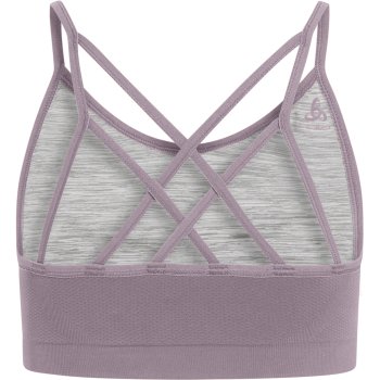 Opera Ridge Bra Odlo Seamless Soft Sports Bra Women - gray ridge - grey melange | BIKE24