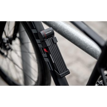 Cadenas Pliant Pour Vélo Trelock FS 480 - Longueur 100 Cm, Barres Caoutchoutées, Clé Réversible