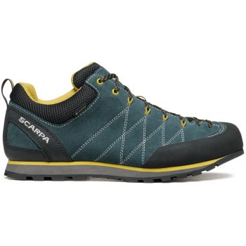 Scarpa Crux GTX Approach Shoes - petrol/mustard