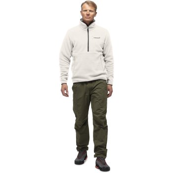 Norrona warm2 halfzip Pullover Unisex - Snowdrop